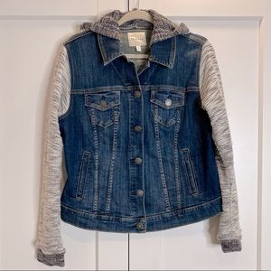 Torrid Denim/Sweater Jacket